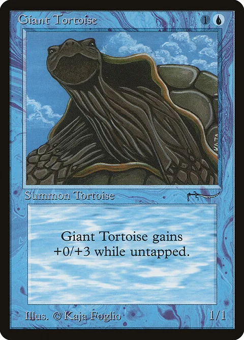 Giant Tortoise, carte 15 de Arabian Nights
