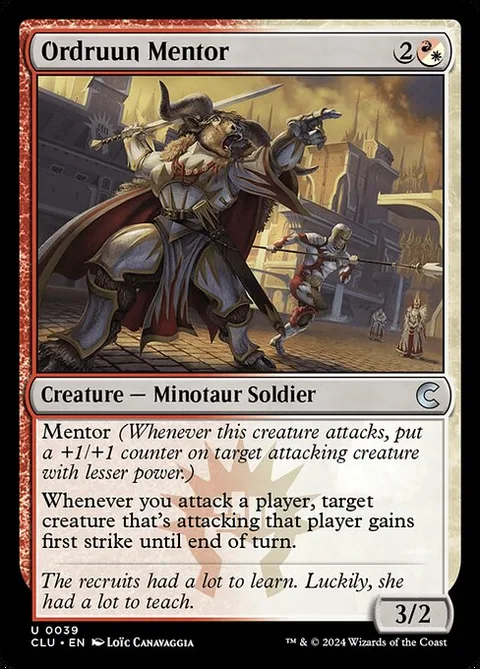 Ordruun Mentor, carte 39 de Ravnica: Clue Edition