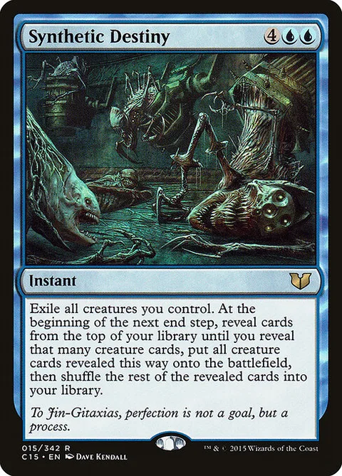 Synthetic Destiny, card 15 from Commander 2015