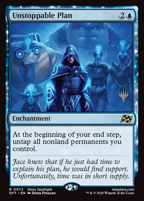 Unstoppable Plan, carte 72p de Aetherdrift Promos