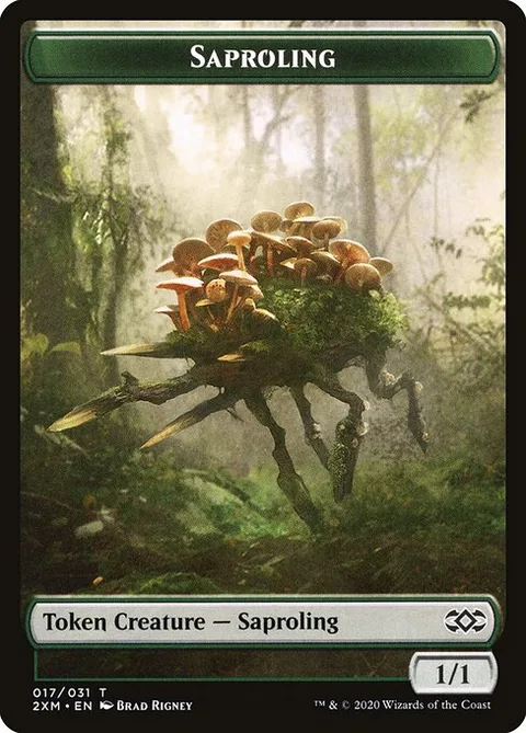 Saproling, carte 17 de Double Masters Tokens