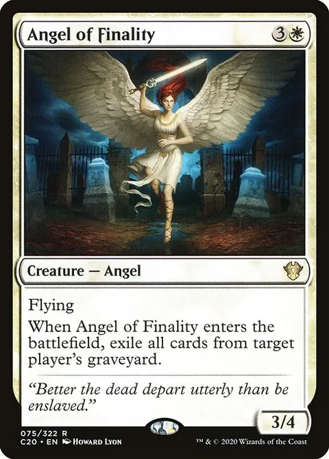 Angel of Finality, carte 75 de Commander 2020