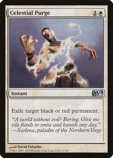 Celestial Purge, card 11 from Magic 2012