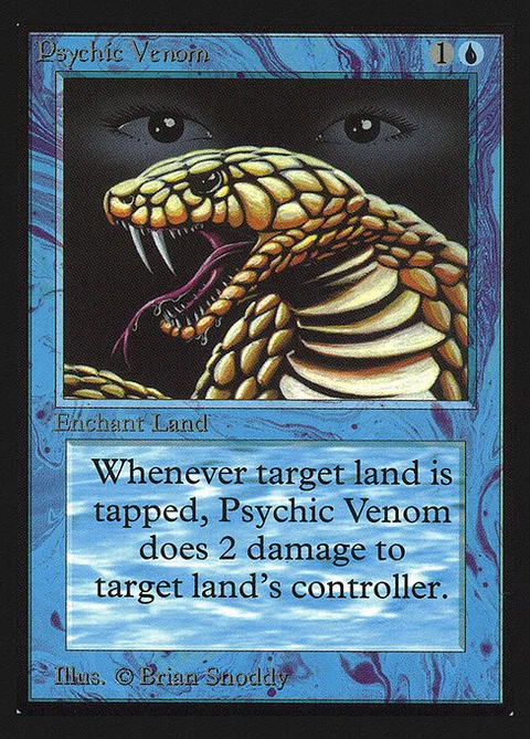 Psychic Venom, card 76 from Collectors' Edition