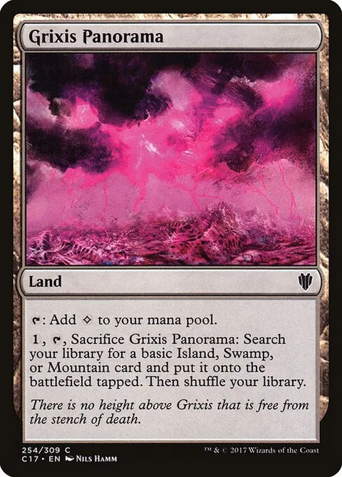 Grixis Panorama, card 254 from Commander 2017