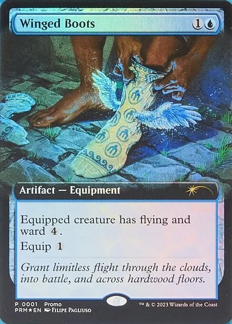 Winged Boots, card 2023-7 from Media and Collaboration Promos