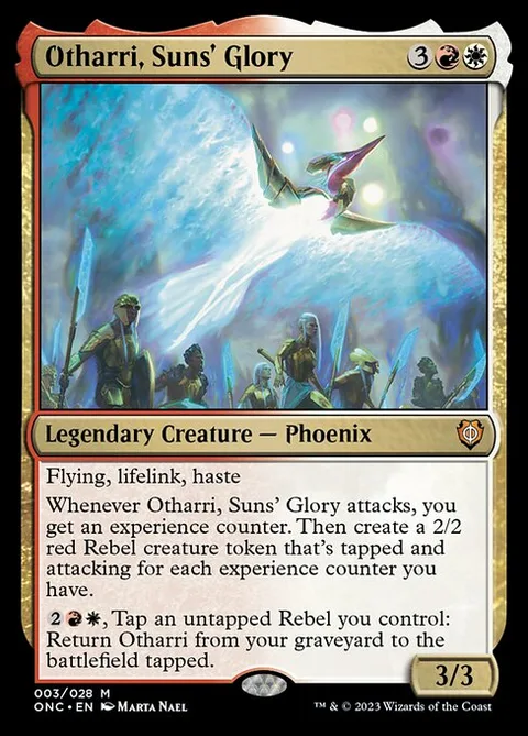 Otharri, Suns' Glory, card 3 from Phyrexia: All Will Be One Commander