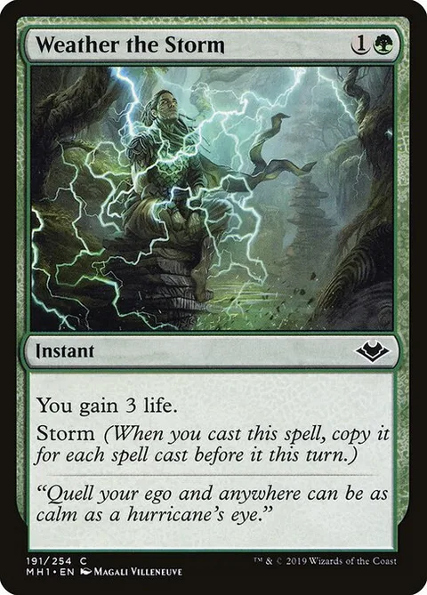 Weather the Storm, carte 191 de Modern Horizons