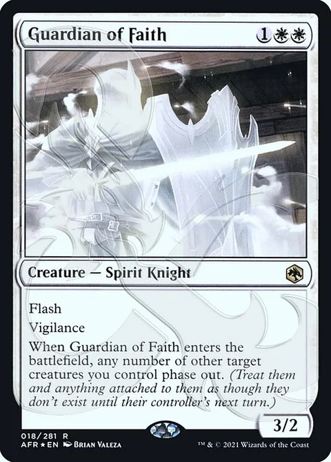 Guardian of Faith, card 18a from Adventures in the Forgotten Realms Promos