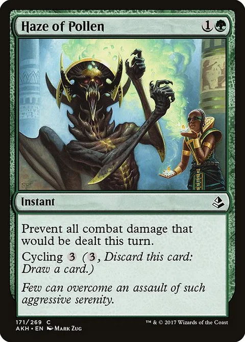Haze of Pollen, card 171 from Amonkhet