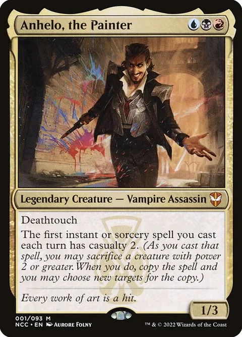 Anhelo, the Painter, card 1 from New Capenna Commander