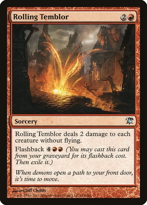 Rolling Temblor, carte 161 de Innistrad