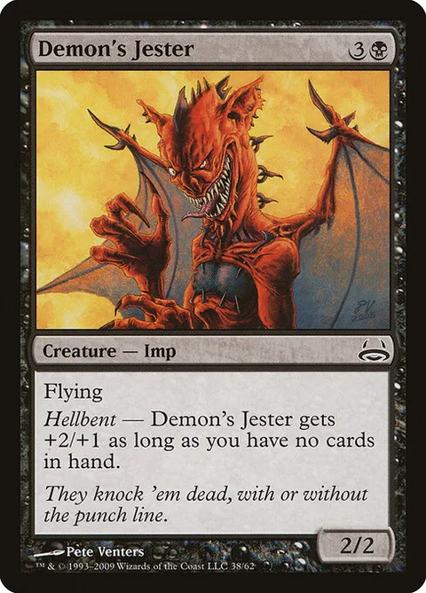 Demon's Jester, card 38 from Duel Decks: Divine vs. Demonic