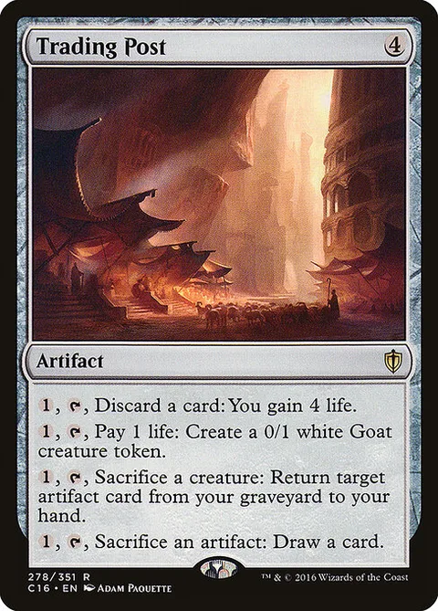 Trading Post, carte 278 de Commander 2016