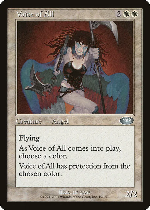 Voice of All, card 19 from Planeshift