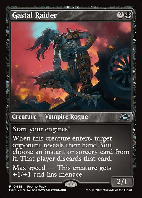 Gastal Raider, card 418 from Aetherdrift