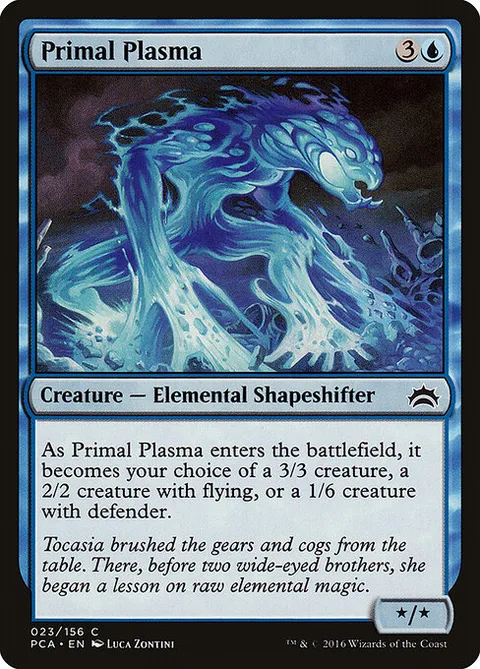 Primal Plasma, card 23 from Planechase Anthology