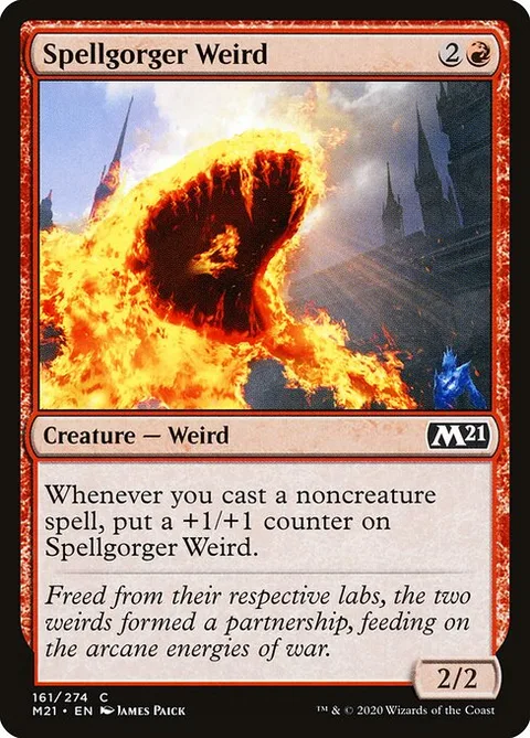 Spellgorger Weird, card 161 from Core Set 2021
