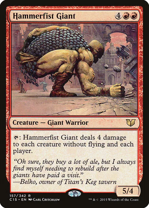 Hammerfist Giant, carte 157 de Commander 2015