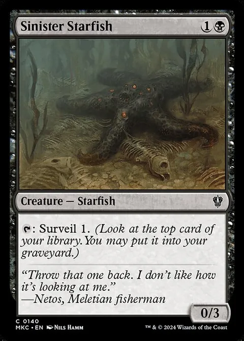 Sinister Starfish, card 140 from Murders at Karlov Manor Commander