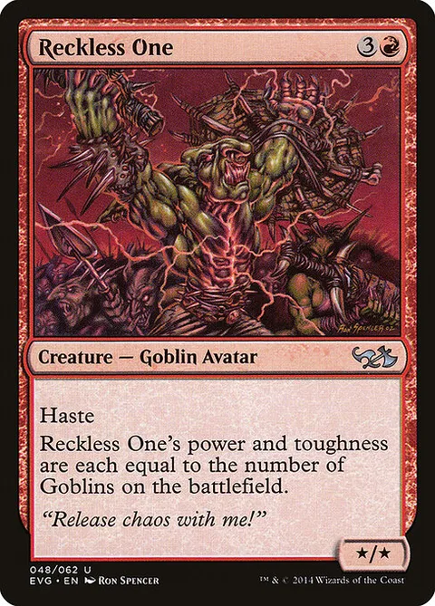 Reckless One, carte 48 de Duel Decks Anthology: Elves vs. Goblins