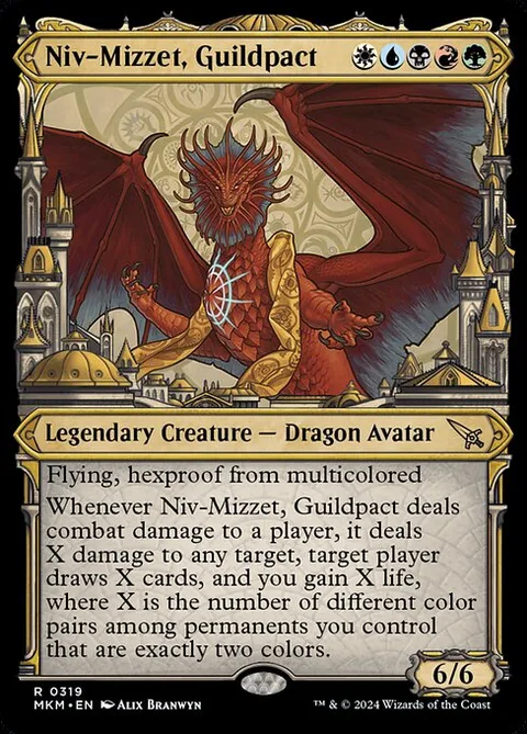 Niv-Mizzet, Guildpact, carte 319 de Murders at Karlov Manor