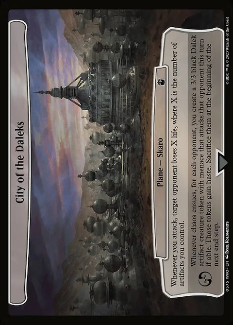 City of the Daleks, card 575 from Doctor Who