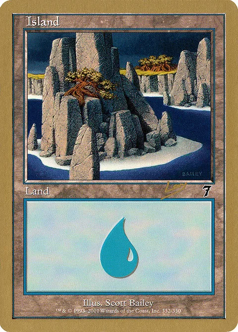 Island, card rl332 from World Championship Decks 2002