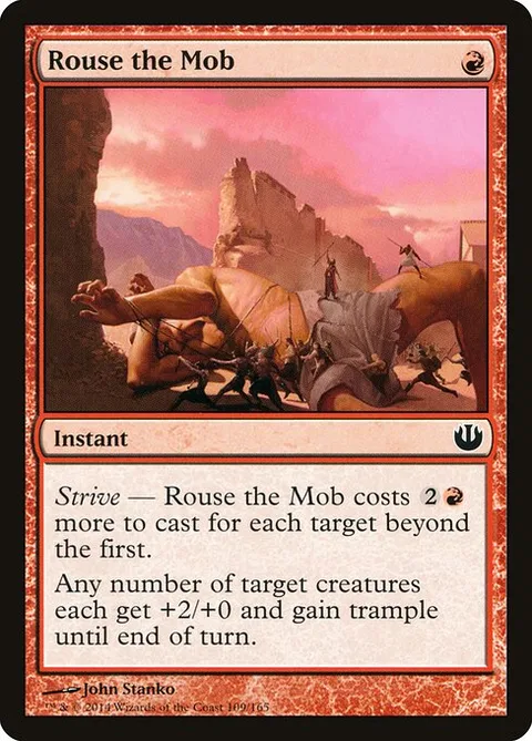 Rouse the Mob, card 109 from Journey into Nyx