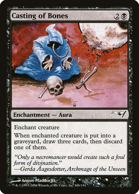 Casting of Bones, card 44b from Coldsnap Theme Decks