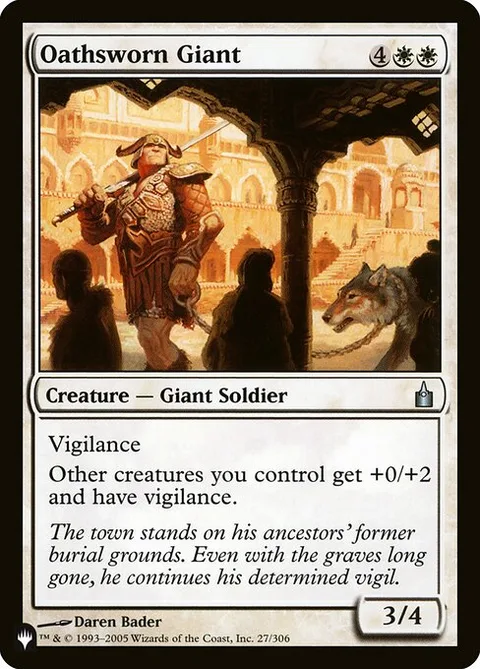Oathsworn Giant, carte RAV-27 de The List