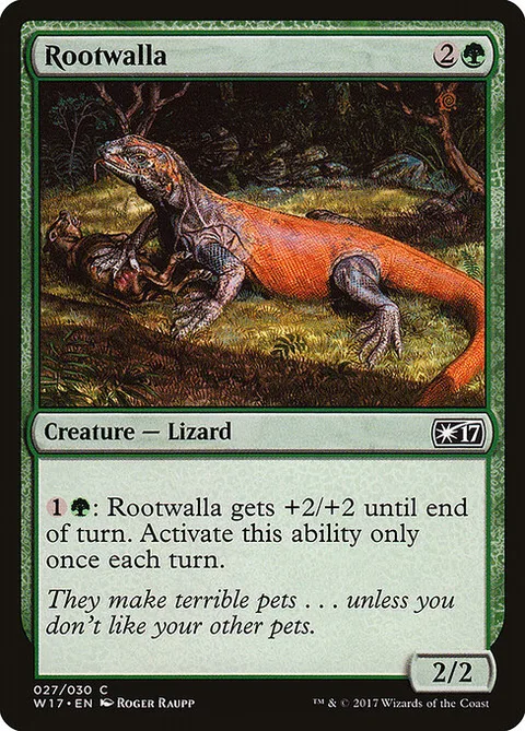 Rootwalla, card 27 from Welcome Deck 2017