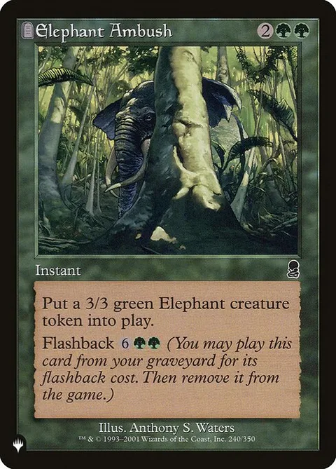 Elephant Ambush, card ODY-240 from The List