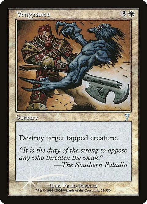 Vengeance, card 54★ from Seventh Edition