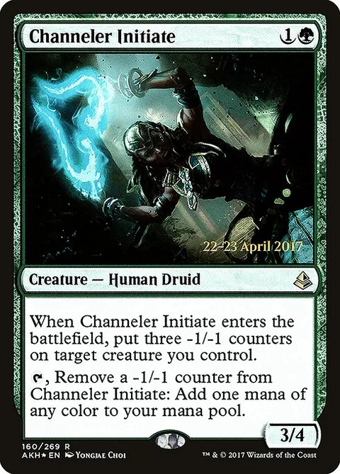 Channeler Initiate, carte 160s de Amonkhet Promos