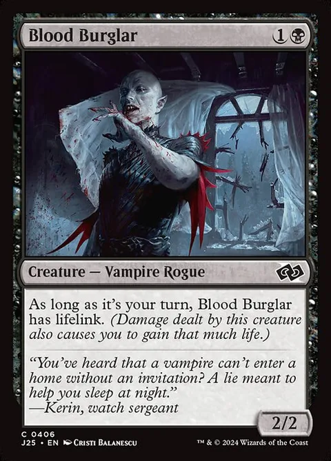 Blood Burglar, card 406 from Foundations Jumpstart