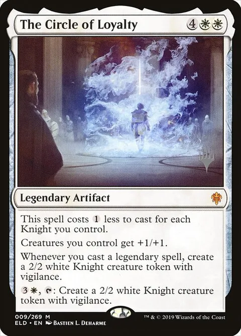The Circle of Loyalty, card 9p from Throne of Eldraine Promos