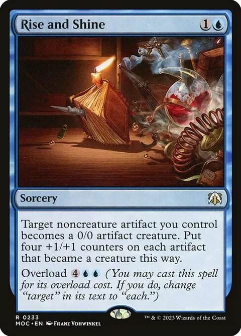 Rise and Shine, card 233 from March of the Machine Commander