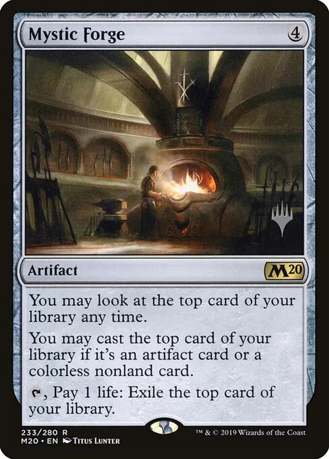 Mystic Forge, carte 233p de Core Set 2020 Promos