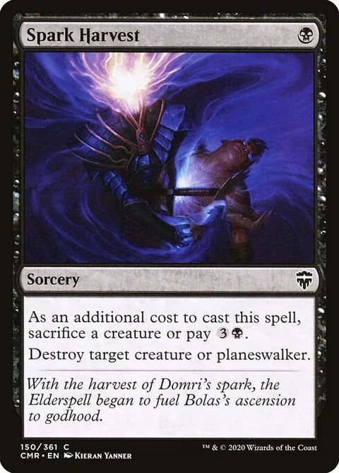 Spark Harvest, card 150 from Commander Legends