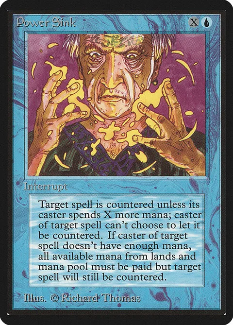 Power Sink, card 73 from Limited Edition Beta