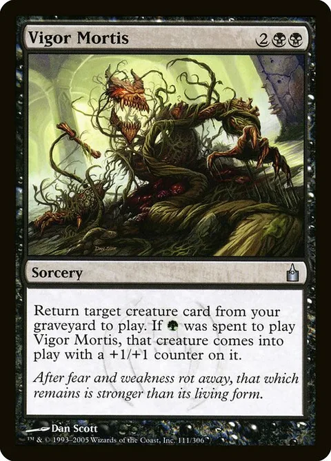 Vigor Mortis, carte 111 de Ravnica: City of Guilds