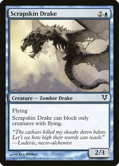 Scrapskin Drake, card 73 from Avacyn Restored