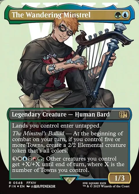 The Wandering Minstrel, carte 548 de Final Fantasy
