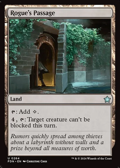 Rogue's Passage, card 264 from Foundations