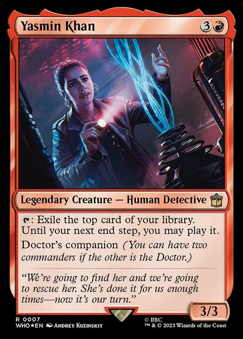 Yasmin Khan, card 7 from Doctor Who