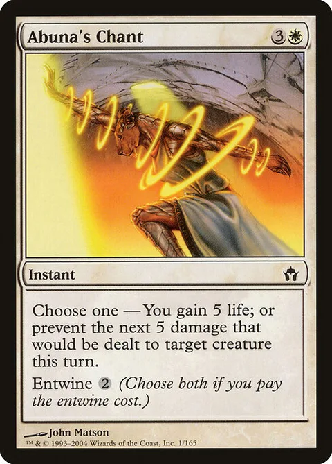 Abuna's Chant, card 1 from Fifth Dawn