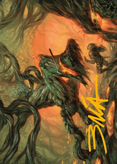 Stump Stomp // Stump Stomp, card 20 from Modern Horizons 3 Art Series