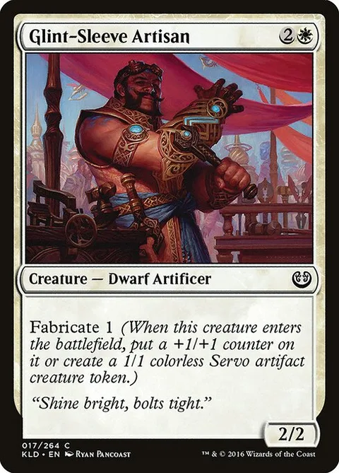 Glint-Sleeve Artisan, card 17 from Kaladesh