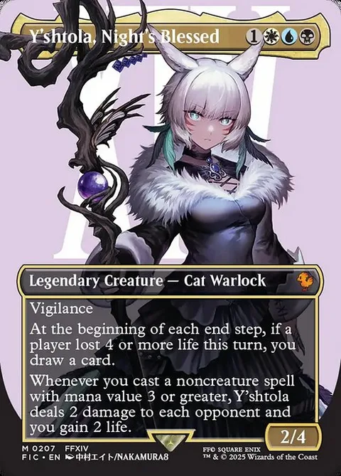 Y'shtola, Night's Blessed, carte 207 de Final Fantasy Commander
